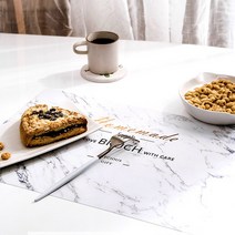 [아이디어홍] 북유럽 디자인 방수 식탁보 매트 테이블 세팅지 식기받침, 플라밍고