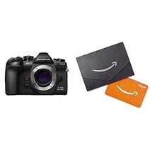 올림푸스 om-d e-m1 마크 iii 블랙 카메라 본체와 미니 봉투에 amazon.com 기프트 카드 포함