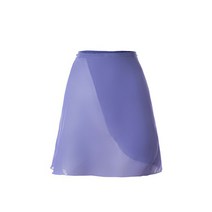원래 sansha 성인 조젯 랩 스커트 클래식 스타일 숏 깎아 지른 발레 댄스 l0702ch, 03 XL, 05 Purple