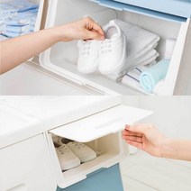 펠리컨 박스 펠리칸 리빙박스 수납장 수납함 수납 박스, 슬림 대 - 민트, 1개