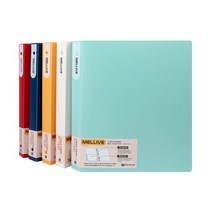 멜리브 3링 바인더 BM3037 링바인더 골무늬 PP원단 3공 O링 3cm, 적색