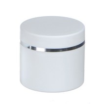 허브스프레이 백색크림용기 실버띠 30g-100g, 100g