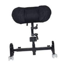 휠체어 머리받침대 휠체어 헤드 쿠션 목 받침대, 블랙 25mm
