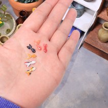 미니를사랑하는사람들 미니어쳐 수경 아쿠아리움 어항 4종 모음전(16시까지 당일발송), 1-2번(노랑)