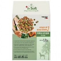 무곡물 전견용 소프트 사료 치킨 야채 1.2KG 1개, free, [색상]본상품