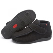 겨울 방한 발 볼조절 편한 벨크로 신발 벨벳 당뇨 화 골절신발 발변형 수술 3컬러