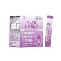 에버 그린 저분자 어린 콜라겐 60포 1개월 먹는 엘라스틴 식약처인증 건강기능식품, 어린콜라겐 60포 1개월분, 1개