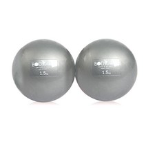 바디아트 소프트 웨이트 볼 0.5Kg 1Kg 1.5Kg 토닝볼, 1.5Kg(그레이), 1개