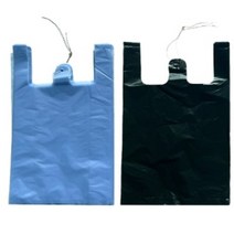이쁜이봉투 손잡이 비닐 마트봉투 검정 2호, 40L, 200개, 7호-검정