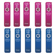 파이롯트 네옥스 그라파이트 샤프심 세트, 네옥스HRF5G-20-(HB+B)0.5mm 10개 세트