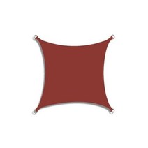 캠핑 트레일러 텐트 420D 방수 차양 항해 야외 정원 해변 파티오 수영장 천막, Rust red+3x6m