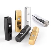 이형 티타늄 인감도장 법인도장 개인용 선물용 60mm 길이, 유광 블랙, 전서체