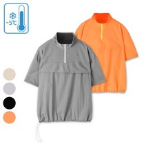 남녀공용 반팔 아노락 집업 (LJHT004)