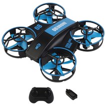 드론 초미니 초소형 입문용 선물 jjrc rh821 플립 미니 rc 헬리콥터 고도 홀드 원격 제어 quadcopter 키즈 완구 조명, 파란색