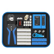 몰크 압착기 터미널 플라이어 페롤 펜치 클램프 세트, 전문급/엔지니어링세트+전문테스터