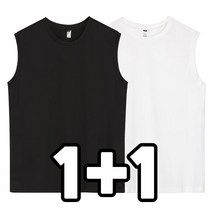 늑대와여우 1+1원플러스원 남자나시티 쿨링 냉감 민소매 빅사이즈