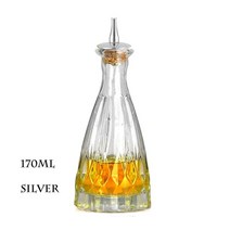 칵테일 셰이커 키트 홈칵테일 도구 용품 용 비터 보틀 200ml150ml130ml 스테인리스 스틸, 170ml 실버