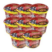 삼양 야끼소바 불닭볶음면 큰컵 100g 8개