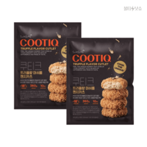 멘치카츠 삼양 쿠티끄 트러플향 머쉬룸 겉바속촉 멘치카츠 360g 2봉지 냉동, 트러플향 머쉬룸 멘치카츠