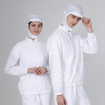 워크라인 이지 긴팔 TC32수 식품 급식 위생복 자켓/화이트, 3XL