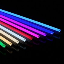 LED T5 간접조명 플리커프리 일자등 컬러 슬림형광등 라인 무드등 LED바, 300mm 5W, 전구색(노란빛)
