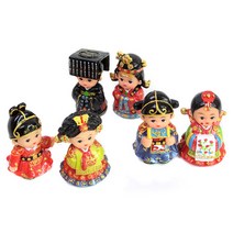 (2종)전통 마블인형세트(소)/어학연수홈스테이외국인선물로추천, 신랑신부