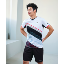 (예약판매)요넥스 티셔츠 2023SS 231TS033M WHITE 남성 배드민턴 경기복 게임웨어 반팔 티셔츠 오남스포츠