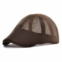 여름 화이트 캡 남성 여성 통기성 뉴스 보이 캡 6 패널 경량 드라이버 베레모 모자