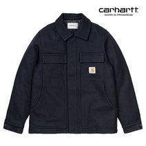 칼하트WIP Wool Arctic Coat (Dark Navy).
