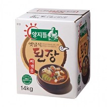 양지뜰 옛날식 된장(찌개용 14kg), 14kg, 1개