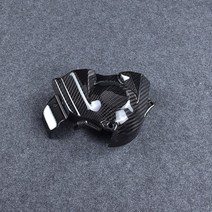 오토바이 부품 3K 100% 탄소 섬유 오토바이 수정 액세서리 엔진 사이드 커버 가와사키 H2 2015 2020 +, 01 Twill Weave Gloss