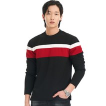 데이블랙 남성용 줄무늬 긴 팔 티셔츠 DBL001101093