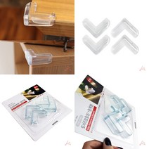 유디씨티 모서리보호대 기억자형 투명 침대모서리보호대 투명코너보호대