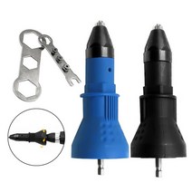 전동리벳건 충전리벳건 리베트 electric pull drill riveter rivet nut gun riveting tool for cordless drill riveter, 푸른