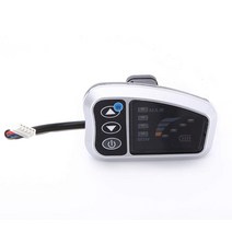 전기자전거 부대용품HANERIDE Tianneng Ebike LED4 디스플레이 E-Bike 24V/36V 250W Mifa Cyco Curtis Vaun, 01 Silver and black, 한개옵션1