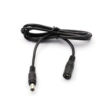DC 12V 전원 연장 케이블 CCTV 보안 카메라 남성 코드 와이어에 5.5*2.1MM 여성 LED 스트립 홈 어플 라 이, 한개옵션1, 05 3m