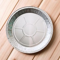 10P 23cm 야외 캠핑 일회용 은박 접시 도시락 배달전문 가정용 피크닉
