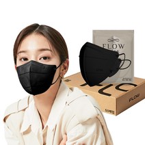 플로우 KF94 귀안아픈 숨쉬기편한 새부리형 마스크 대형, 1개, 50매
