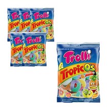 빠른배송 트롤리 젤리모음 사무실 탕비실, 트롤리 트로픽오스100g