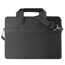 바디공식 데일리 노트북 가방+어깨끈, 블랙