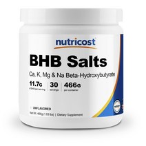 뉴트리코스트 케톤솔트 (BHB Salts), 442g, 1개