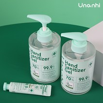 유난히 비건(VEGAN) 손소독제 겔 에탄올 70%, 500ml(펌프)