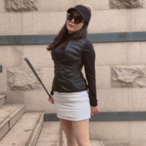 헬로버디 패딩 골프치마 겨울 여성 골프웨어