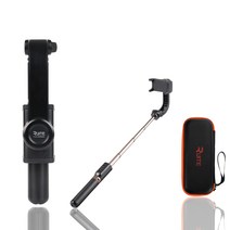 루이트 7세대 회전 블루투스 짐벌 셀카봉 삼각대 RT-JS7, 블랙