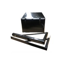 1톤 트럭 하부 화물차 공구함 적재함 짐칸 수납, 공구함 73x35x31 무게14.6kg