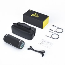 야외 캠핑 원터치 텐트 mifa a90 블루투스 스피커 60w output power, 협동사, 검은 색