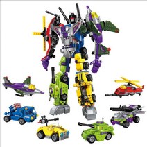 레고 호환 변신 합체 전투 자동차 로봇 어린이장난감 블럭놀이, 1404-3