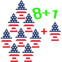 리틀트리 방향제 8+1 차량용 방향제 총 (9개) 종이방향제 디퓨져 미국산 옷장 화장실 방향제, 아메리카(바닐라프라이드)(9개)