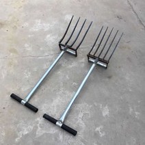 토양 파는 도구 쟁기 마늘 고구마 생강 관리기 쇠스랑, 4치 단조 전복 공구