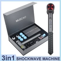 3in 1 충격파 기계 물리 마사지 장치 등 목 카이로프랙틱 조정 도구, 01 US Plug